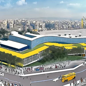 Artistic representation for World of Concrete India 2024 with a Landmark Preview in Bengaluru , Set to Shape the Future of Construction Industry