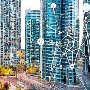 Artistic representation for Top Five Things to Know About Proptech in Canada | Bennett Jones LLP