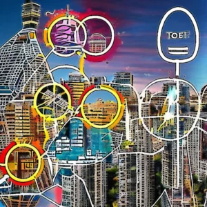 Artistic representation for Top Five Things to Know About Proptech in Canada **Please provide a few more options to this title** * **Proptech: Revolution