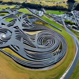 Artistic representation for State - of - the - art Asphalt Plant Supports Infrastructure Resilience In Hawke Bay.