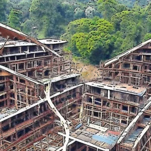 Artistic representation for Push for low - carbon construction practices | The Shillong Times