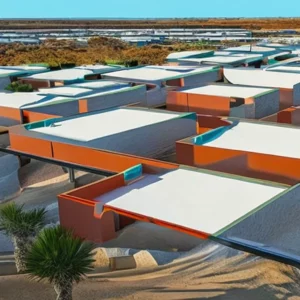 Artistic representation for Holcim ecopact drives sustainability at geraldton short stay accommodation project