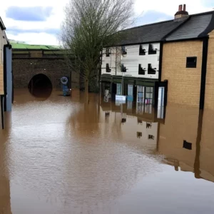 Artistic representation for MIL - OSI United Kingdom : Padiham Flood Risk Management Scheme to go ahead This article is about the Padiham Flood Risk Management Scheme and is located in Padiham