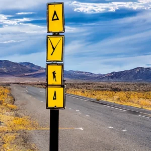 Artistic representation for Lane closures , delays on SR 339 south of Yerington, Nevada. Please provide a few options.