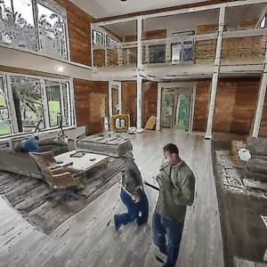 Artistic representation for New laws help home builders save money , but with big risks