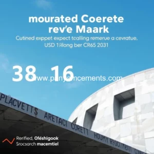 Artistic representation for Autoclaved Aerated Concrete Market is expected to generate a revenue of USD 38 12 Billion by 2031 Globally at 7 25 CAGR : Verified Market Research