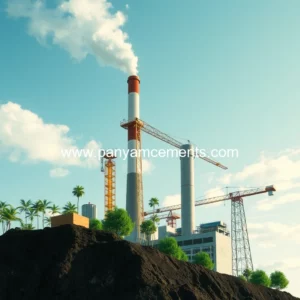 Artistic representation for The Cost Of Constructing A Greener Future For The Cement Industry