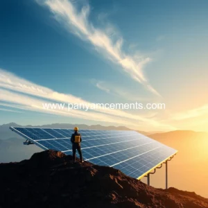 Artistic representation for Cemex recognised at COP29 for solar clinker breakthrough