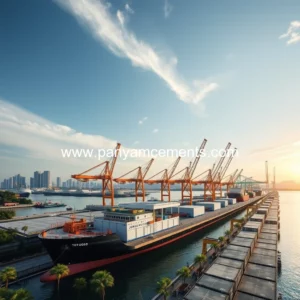 Artistic representation for Jurong Port opens S200 million shared services hub for ready mixed concrete