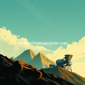 Artistic representation for Tanzanian mining approval for bamburi cement acquisition!