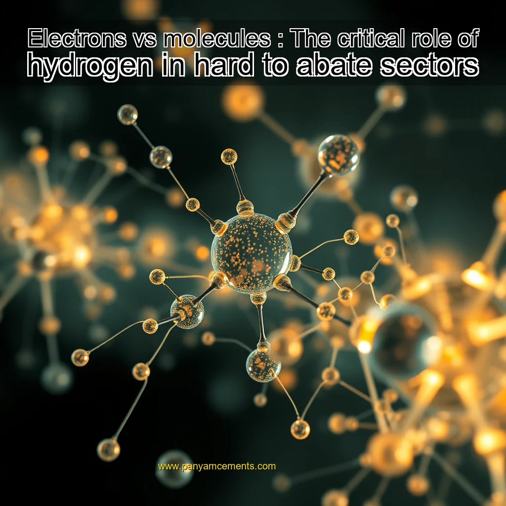 Read more about the article Electrons vs  molecules : The critical role of hydrogen in hard  to  abate sectors
