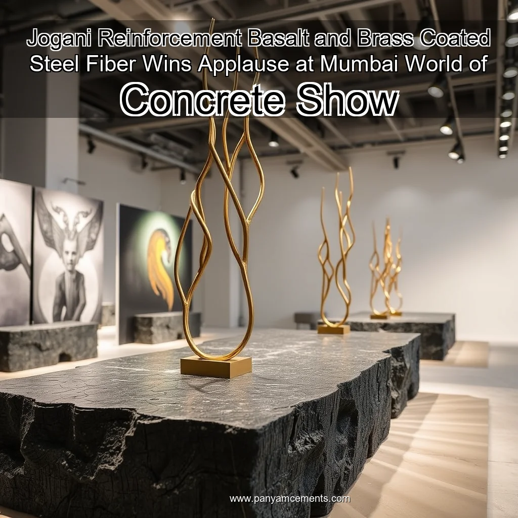Read more about the article Jogani Reinforcement Basalt and Brass  Coated Steel Fiber Wins Applause at Mumbai World of Concrete Show