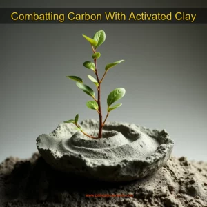 Artistic representation for Combatting Carbon With Activated Clay