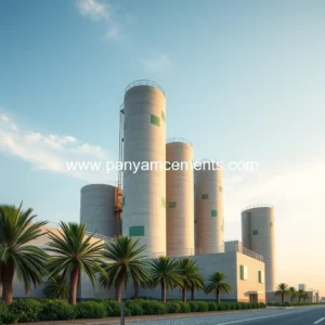 Artistic representation for Partanna to establish green cement plant in Abu Dhabi