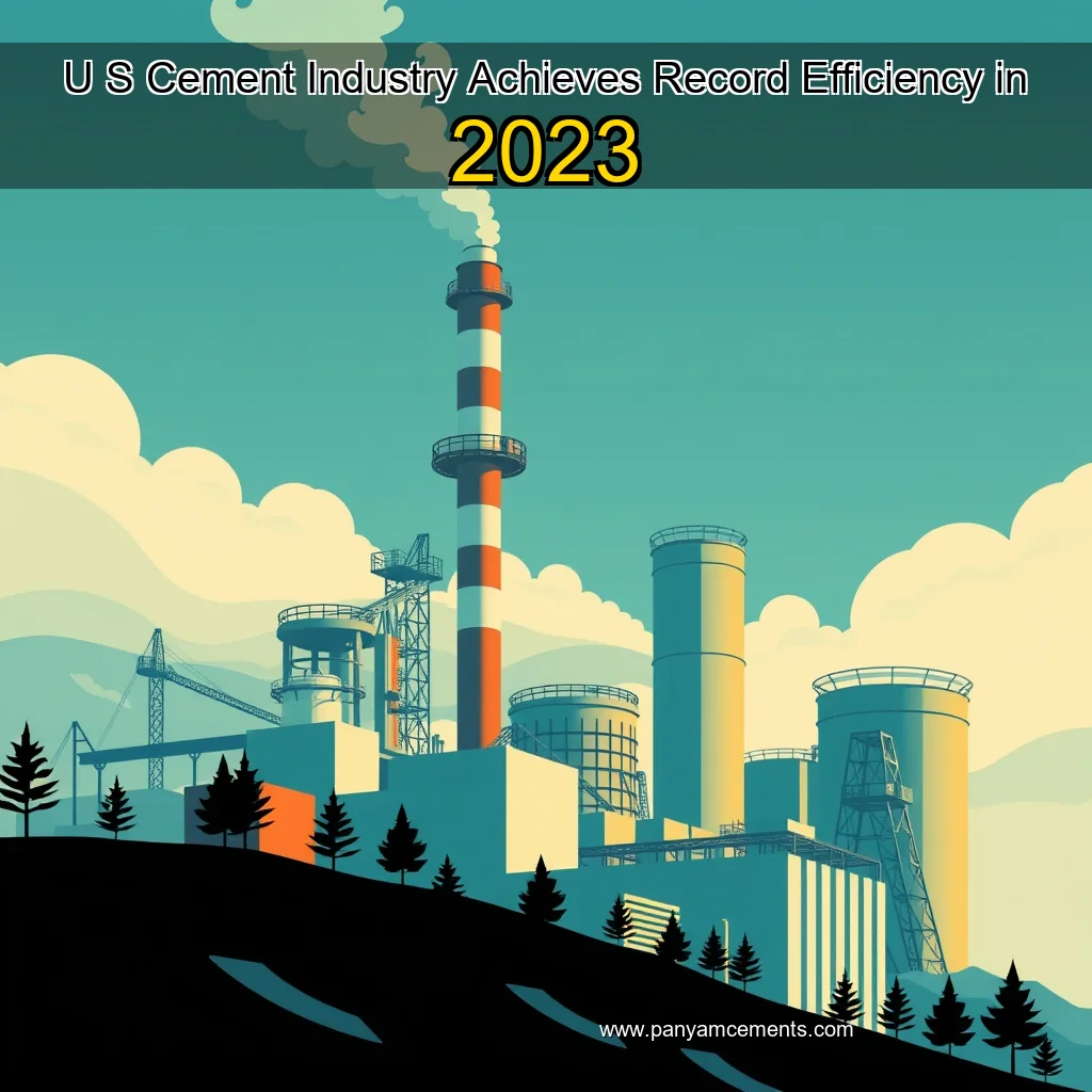 Read more about the article U  S  Cement Industry Achieves Record Efficiency in 2023