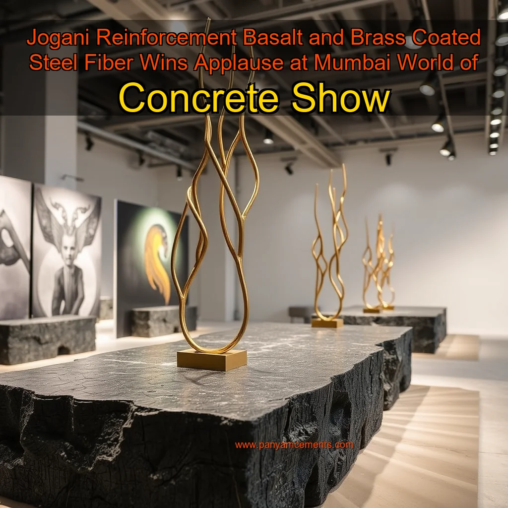 Read more about the article Jogani Reinforcement Basalt and Brass  Coated Steel Fiber Wins Applause at Mumbai World of Concrete Show
