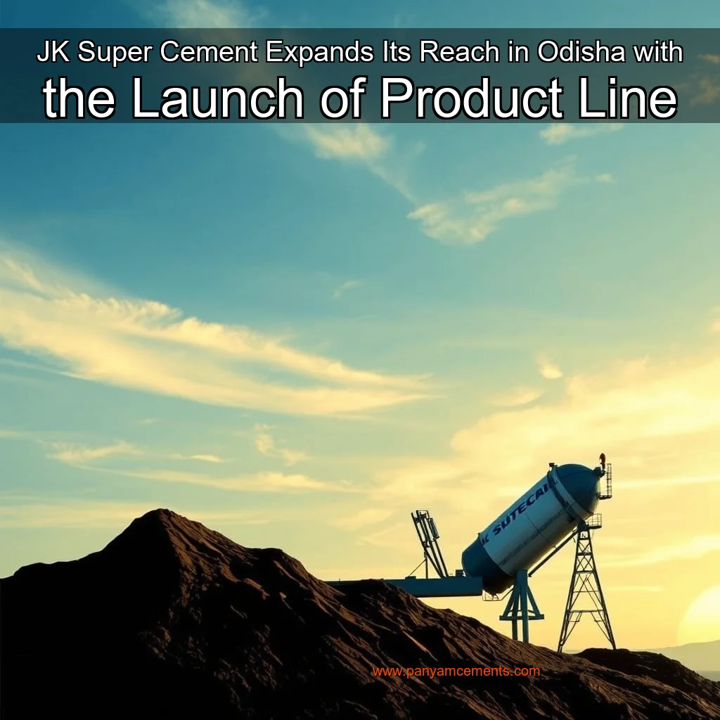 Read more about the article JK Super Cement Expands Its Reach in Odisha with the Launch of Product Line