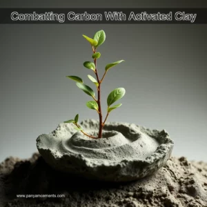Artistic representation for Combatting Carbon With Activated Clay