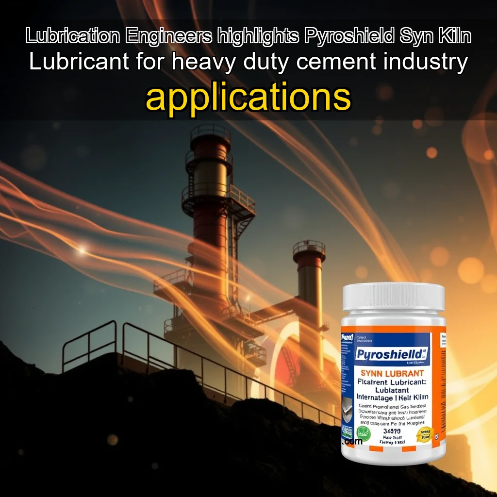 Read more about the article Lubrication Engineers highlights Pyroshield Syn Kiln Lubricant for heavy  duty cement industry applications