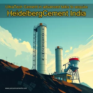 Artistic representation for UltraTech Cement in advanced talks to acquire HeidelbergCement India