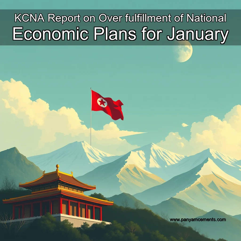 Read more about the article KCNA Report on Over  fulfillment of National Economic Plans for January