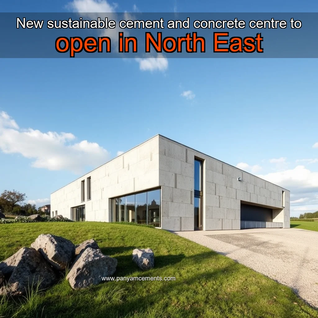 Read more about the article New sustainable cement and concrete centre to open in North East