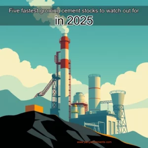 Artistic representation for Five fastest growing cement stocks to watch out for in 2025