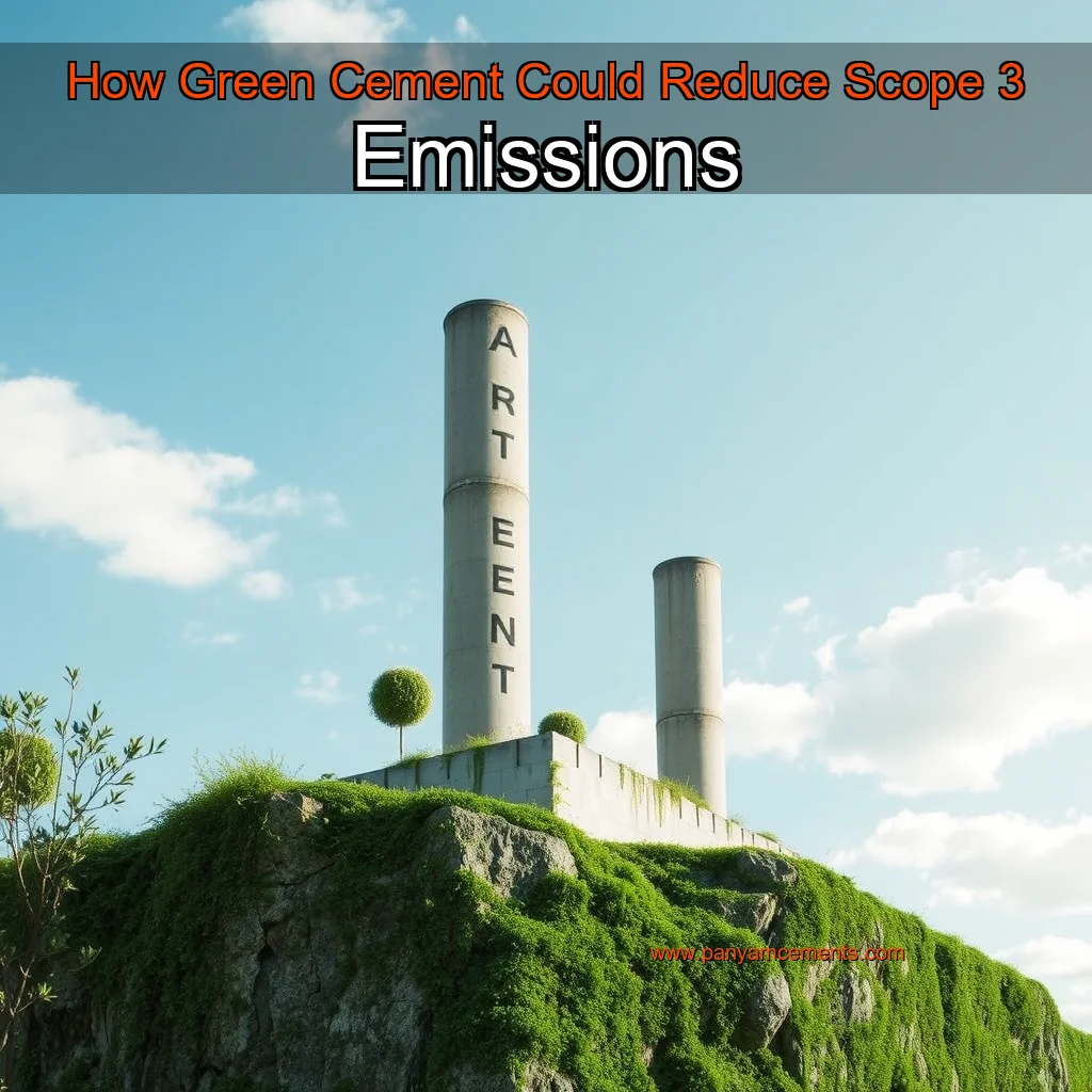 Read more about the article How Green Cement Could Reduce Scope 3 Emissions