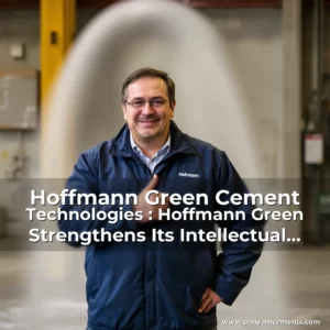 Artistic representation for Hoffmann Green Cement Technologies : Hoffmann Green Strengthens Its Intellectual Property With European Patent For H - Eva Cement Technology!