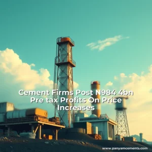 Artistic representation for Cement Firms Post N984 4bn Pre tax Profits On Price Increases