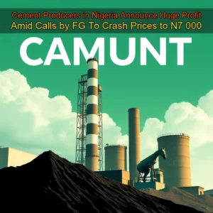 Artistic representation for Cement Producers in Nigeria Announce Huge Profit Amid Calls by FG To Crash Prices to N7 000