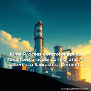Artistic representation for Kima Process Control supplies advanced process control and AI systems to Saurashtra Cement Group