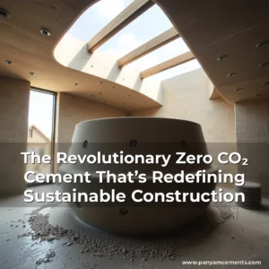 Artistic representation for The Revolutionary Zero CO₂ Cement That’s Redefining Sustainable Construction