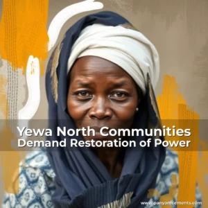 Artistic representation for Yewa North Communities Demand Restoration of Power