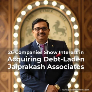 Artistic representation for 26 Companies Show Interest in Acquiring Debt-Laden Jaiprakash Associates