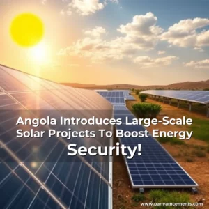 Artistic representation for Angola Introduces Large-Scale Solar Projects To Boost Energy Security!