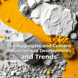 Artistic representation for The Aggregate and Cement Industries: Key Developments and Trends