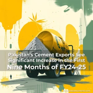 Artistic representation for Pakistan's Cement Exports See Significant Increase in the First Nine Months of FY24-25