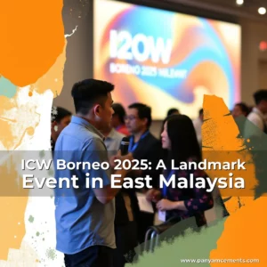 Artistic representation for ICW Borneo 2025: A Landmark Event in East Malaysia