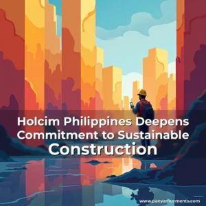 Artistic representation for Holcim Philippines Deepens Commitment to Sustainable Construction