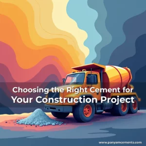 Artistic representation for Choosing the Right Cement for Your Construction Project