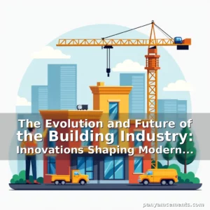 Artistic representation for The Evolution and Future of the Building Industry: Innovations Shaping Modern Construction