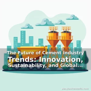 Artistic representation for The Future of Cement Industry Trends: Innovation, Sustainability, and Global Resilience