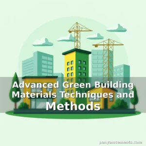 Artistic representation for Advanced Green Building Materials Techniques and Methods
