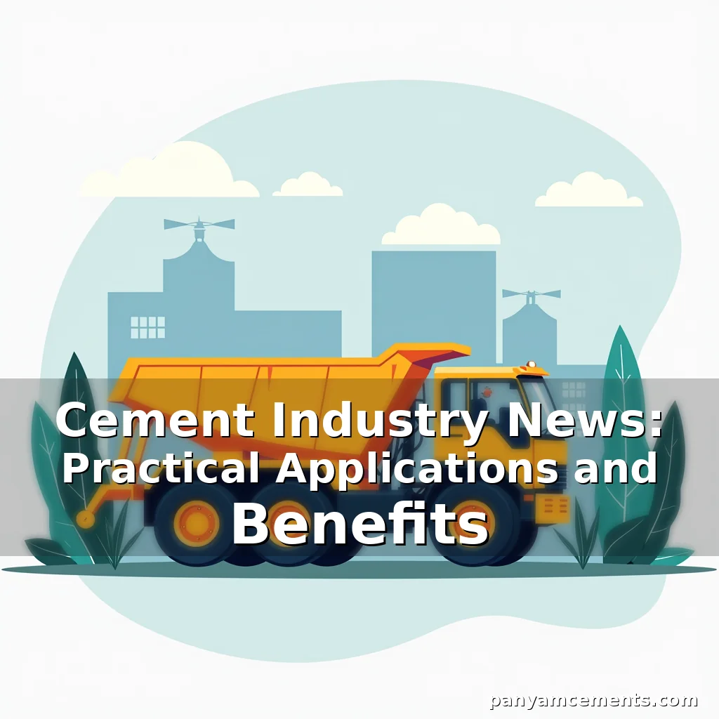 Read more about the article Cement Industry News: Practical Applications and Benefits