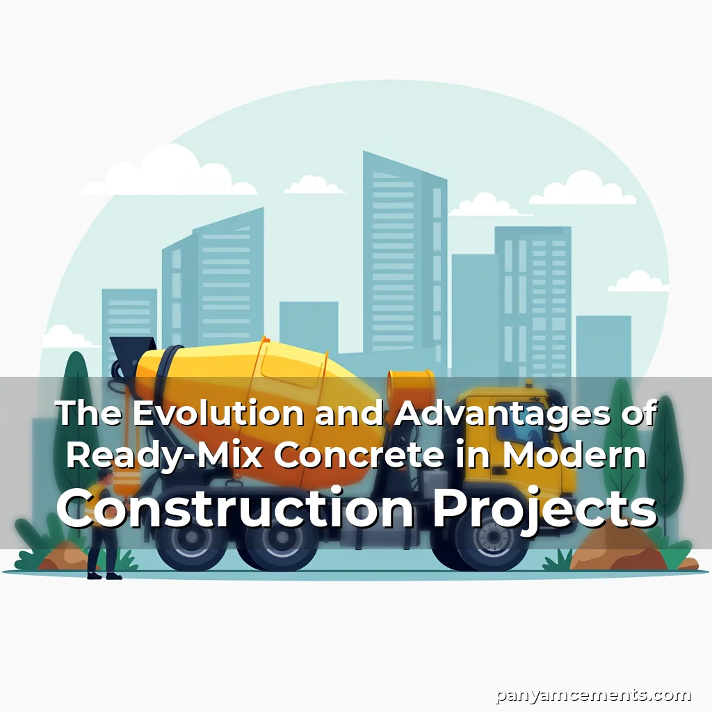 Read more about the article The Evolution and Advantages of Ready-Mix Concrete in Modern Construction Projects