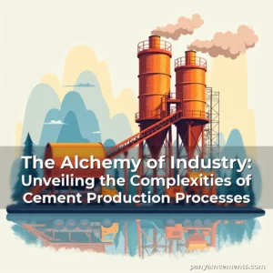 Artistic representation for The Alchemy of Industry: Unveiling the Complexities of Cement Production Processes