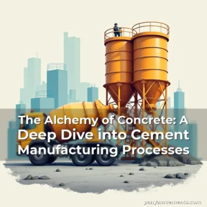 Artistic representation for The Alchemy of Concrete: A Deep Dive into Cement Manufacturing Processes