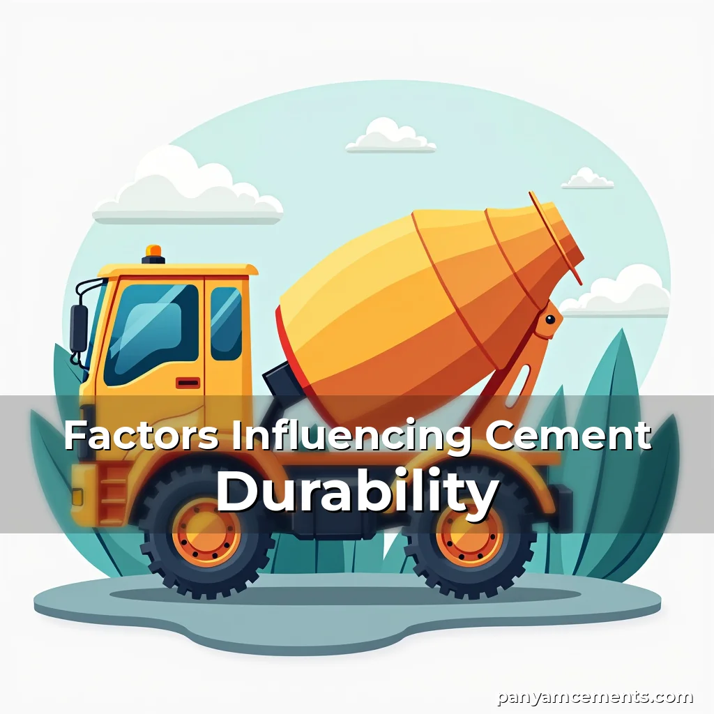 Read more about the article Factors Influencing Cement Durability