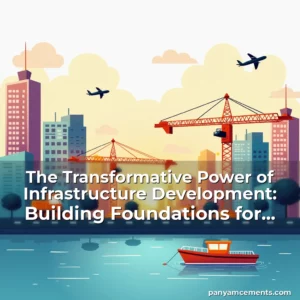 Artistic representation for The Transformative Power of Infrastructure Development: Building Foundations for Tomorrow's World